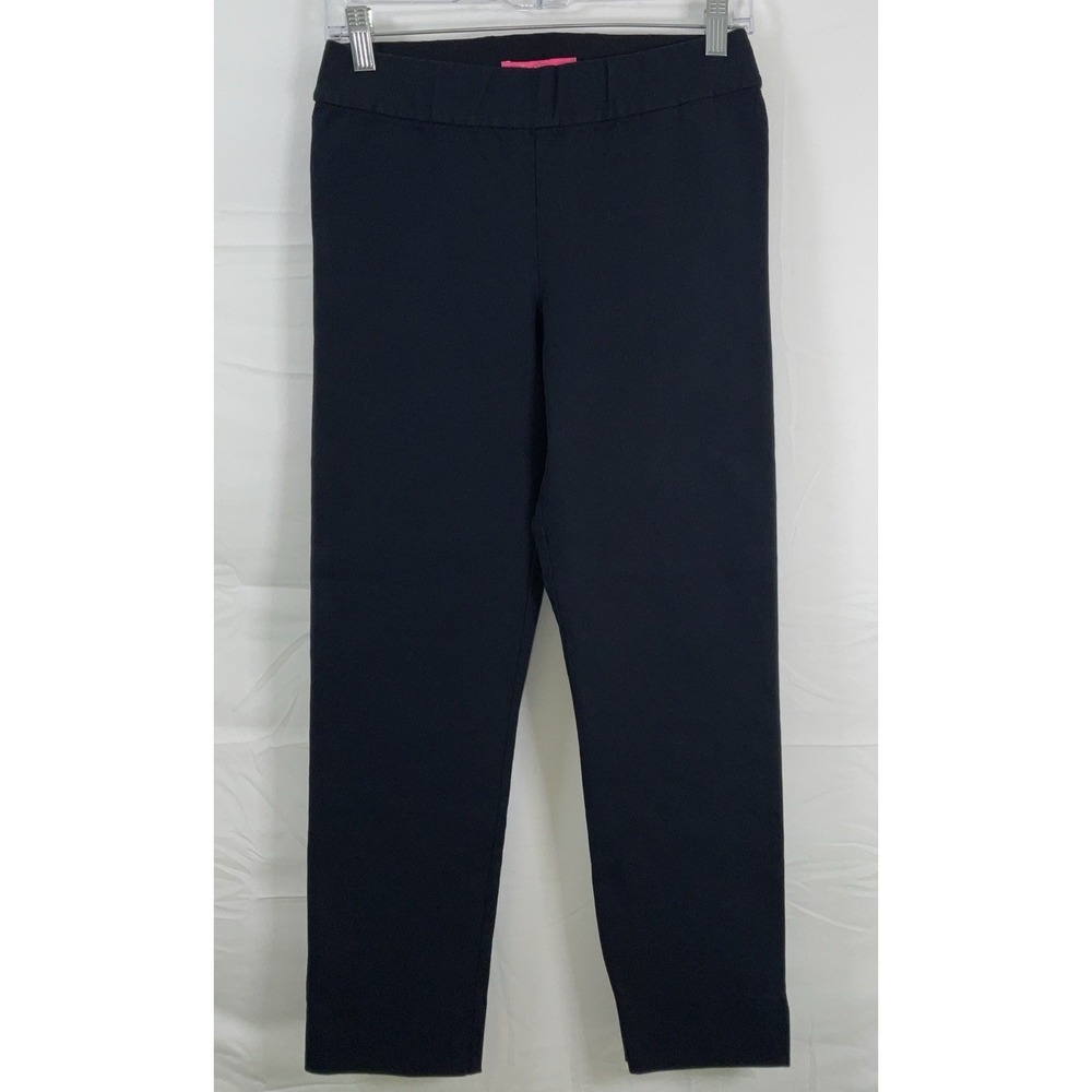 NWOT Lilly Pulitzer Merrin Bi-Stretch Ankle Pants True Navy - Size 4 (26" X 27")